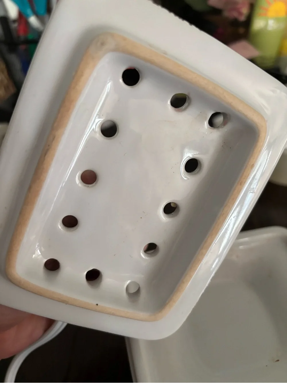 Scentsy Gather Together Element Wax Warmer Farmhouse Rustic Ceramic Retired